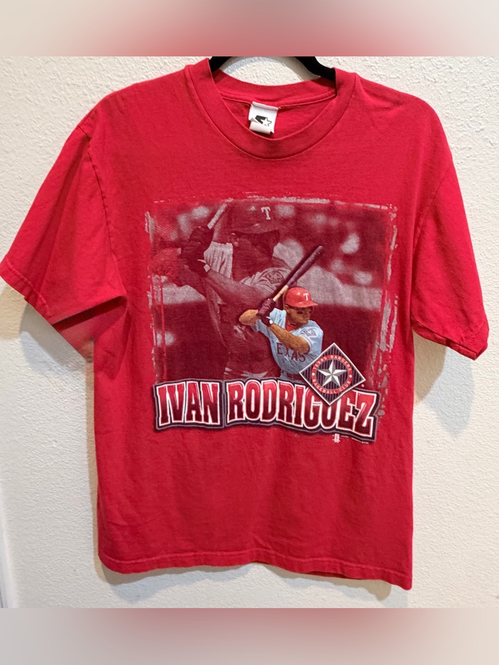 Ivan Rodriguez Texas Rangers Starter T-Shirt Youth XL 18-20 Pudge MLB
